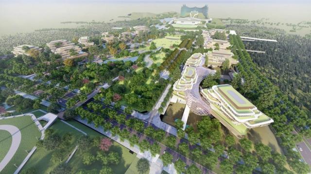 Nusantara, Indonesia's future national capital. Photo courtesy of Indonesia's Ministry of Public Works and Housing.  