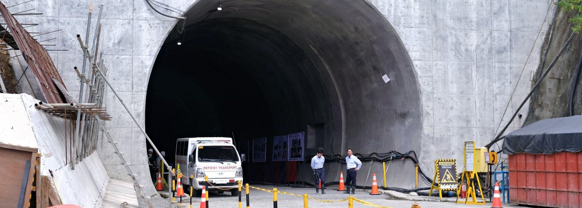 Southbound tunnel of Davao City Bypass Project. Photo credit: Mindanao Development Authority.
